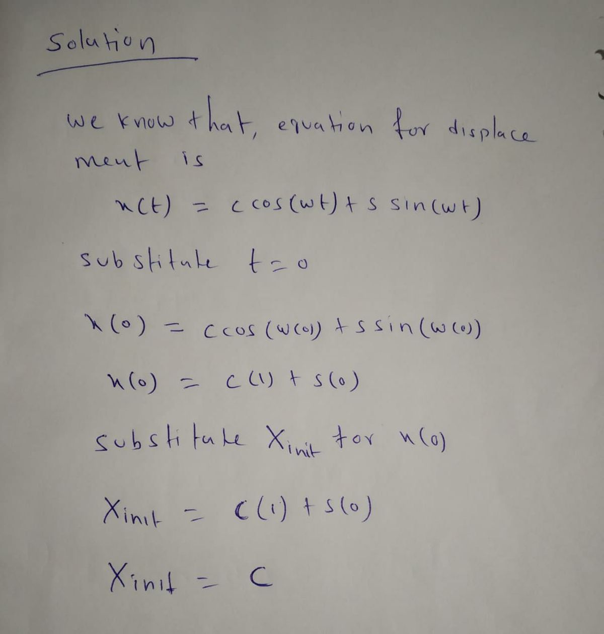 Physics homework question answer, step 1, image 1